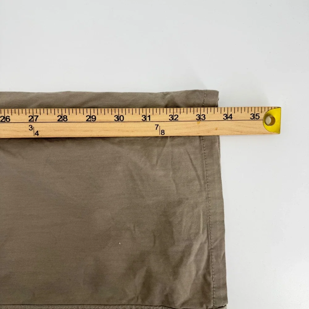 KUHL Cargo Hiking Pants Womens 8 Long Khaki Utility Tan Roll Up Stretch Outdoor